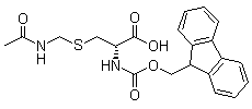 structure of CAS# 168300-88-7, S-[(乙酰基氨基)甲基]-N-[芴甲氧羰基]-D-半胱氨酸