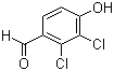 structure of CAS# 16861-22-6, 2,3-二氯-4-羟基苯甲醛