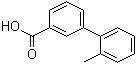 structure of CAS# 168618-44-8, 2'-甲基联苯-3-羧酸