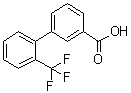 CAS 登录号：168618-48-2, 2'-(三氟甲基)[1,1'-联苯]-3-羧酸