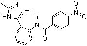 CAS # 168626-71-9, (4,5-Dihydro-2-methylimidazo[4,5-d][1]benzazepin-6(1H)-yl)(4-nitrophenyl)methanone