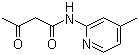 CAS # 16867-45-1, N-(4-Methyl-2-pyridinyl)-3-oxobutanamide, N-(4-Methyl-2-pyridyl)acetoacetamide