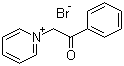 CAS # 16883-69-5, 1-Phenacylpyridinium bromide, N-(Benzoylmethyl)pyridinium bromide, 1-(2-Oxo-2-phenylethyl)pyridinium bromide