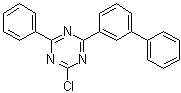 structure of CAS# 1689576-03-1, 2-([1,1'-Biphenyl]-3-yl)-4-chloro-6-phenyl-1,3,5-triazine