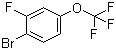 structure of CAS# 168971-68-4, 1-溴-2-氟-4-三氟甲氧基苯