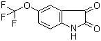 structure of CAS# 169037-23-4, 5-(Trifluoromethoxy)-1H-indole-2,3-dione