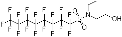 CAS # 1691-99-2, N-Ethyl-N-(2-hydroxyethyl)perfluorooctylsulphonamide, N-Ethyl-1,1,2,2,3,3,4,4,5,5,6,6,7,7,8,8,8-heptadecafluoro-N-(2-hydroxyethyl)-1-octanesulfonamide