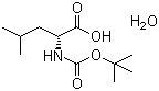structure of CAS# 16937-99-8, BOC-D-Leucine monohydrate