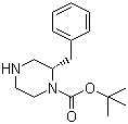 structure of CAS# 169447-86-3, (S)-1-Boc-2-benzylpiperazine