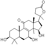 CAS # 1694587-15-9, (3beta,5alpha,7beta,15beta,20xi)-3,7,15,20-Tetrahydroxy-4,4,14-trimethyl-11-oxo-chol-8-en-24-oic acid gamma-lactone