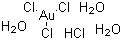 structure of CAS# 16961-25-4, Gold(III) chloride trihydrate