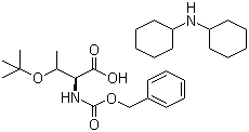 structure of CAS# 16966-07-7, Cbz-O-tert-butyl-L-threonine dicyclohexylamine