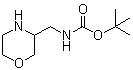 (3-Morpholinylmethyl)carbamic acid 1,1-dimethylethyl ester molecular structure (CAS 169750-75-8)