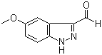 structure of CAS# 169789-37-1, 5-甲氧基-1H-吲唑-3-甲醛
