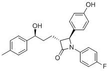 CAS # 1700622-07-6, Ezetimibe Desfluoro Methyl Impurity, (3R,4S)-1-(4-Fluorophenyl)-3-((S)-3-hydroxy-3-(P-tolyl)propyl)-4-(4-hydroxyphenyl)azetidin-2-one