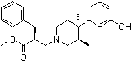CAS # 170098-29-0, (alphaS,3R,4R)-4-(3-Hydroxyphenyl)-3,4-dimethyl-alpha-(phenylmethyl)-1-piperidinepropanoic acid methyl ester