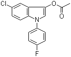 CAS 登录号：170232-37-8, 3-乙酰氧基-5-氯-1-(4-氟苯基)-1H-吲哚