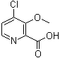 structure of CAS# 170621-86-0, 4-氯-3-甲氧基吡啶-2-羧酸