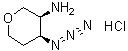 CAS # 1707289-89-1, (3S,4S)-4-Azidotetrahydro-2H-pyran-3-amine hydrochloride