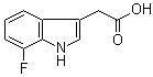 structure of CAS# 170893-02-4, 7-氟-1H-吲哚-3-乙酸