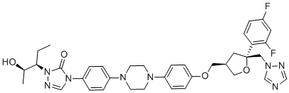 structure of CAS# 170985-61-2, 泊沙康唑杂质31