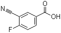 structure of CAS# 171050-06-9, 3-Cyano-4-fluorobenzoic acid