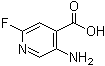 structure of CAS# 171178-43-1, 5-氨基-2-氟异烟酸