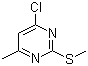 CAS # 17119-73-2, 4-Chloro-6-methyl-2-(methylthio)pyrimidine