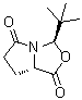structure of CAS# 171284-84-7, (3R,7aS)-3-(1,1-二甲基乙基)二氢-1H,3H-吡咯并[1,2-c]恶唑-1,5(6H)-二酮