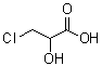 structure of CAS# 1713-85-5, 3-Chloro-2-hydroxypropanoic acid