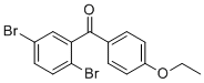 structure of CAS# 1713015-63-4, (2,5-二溴苯基)(4-乙氧基苯基)甲酮