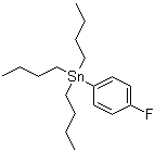 三丁基(4-氟苯基)锡烷分子结构 (CAS 17151-47-2)
