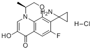 CAS # 171567-51-4, Paroxetine Impurity 06, (S)-10-(1-aminocyclopropyl)-9-fluoro-6-hydroxy-3-methyl-2H-[1,4]oxazino[2,3,4-ij]quinolin-7(3H)-one hydrochloride