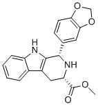 CAS # 171596-43-3, (1S,3S)-Methyl 1-(benzo[d][1,3]dioxol-5-yl)-2,3,4,9-tetrahydro-1H-pyrido[3,4-b]indole-3-carboxylate, Tadalafil Related Impuirty 6, methyl (1S,3S)-1-(1,3-benzodioxol-5-yl)-2,3,4,9-tetrahydro-1H-pyrido[3,4-b]indole-3-carboxylate
