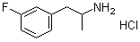 3-Fluoroamphetamine hydrochloride molecular structure (CAS 1716-59-2)