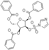 CAS # 171720-99-3, alpha-L-Ribofuranose 1,3,5-tribenzoate 2-(1H-imidazole-1-sulfonate)