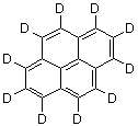 structure of CAS# 1718-52-1, Pyrene-d<sub>10</sub>