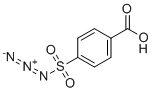 structure of CAS# 17202-49-2, 4-(Azidosulfonyl)-benzoic acid