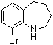 structure of CAS# 172078-42-1, 9-Bromo-2,3,4,5-tetrahydro-1H-1-benzazepine
