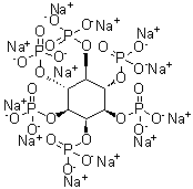 structure of CAS# 17211-15-3, 植酸十二钠