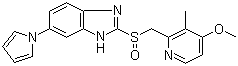CAS # 172152-36-2, Ilaprazole, 2-[[(4-Methoxy-3-methyl-2-pyridinyl)methyl]sulfinyl]-6-(1H-pyrrol-1-yl)-1H-benzimidazole, IY 81149