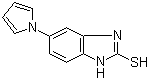 structure of CAS# 172152-53-3, 5-(1H-吡咯-1-基)-2-巯基苯并咪唑