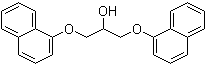 structure of CAS# 17216-10-3, 1,3-Bis(naphthalen-1-yloxy)propan-2-ol