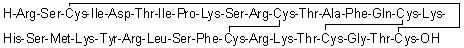 CAS 登录号：172450-46-3, Toxin ShK (Stoichactis helianthus potassium-channel)