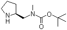 CAS # 172477-91-7, (S)-Methyl(2-pyrrolidinylmethyl)carbamic acid tert-butyl ester