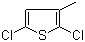 structure of CAS# 17249-90-0, 2,5-Dichloro-3-methylthiophene