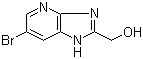 structure of CAS# 172648-19-0, 6-Bromo-1H-imidazo[4,5-b]pyridine-2-methanol