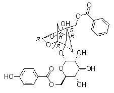 CAS 登录号：172760-03-1, 牡丹皮苷 C