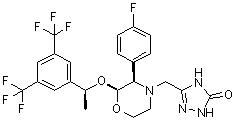 structure of CAS# 172822-29-6, ent-Aprepitant