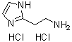 structure of CAS# 17286-47-4, 2-(1H-咪唑-2-基)乙胺二盐酸盐